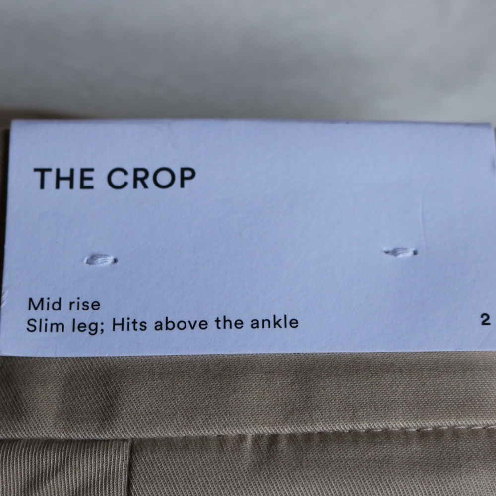 BRAND NEW ANN TAYLOR MID RISE CROPPED TROUSER SZ 2 - Picture 2 of 7